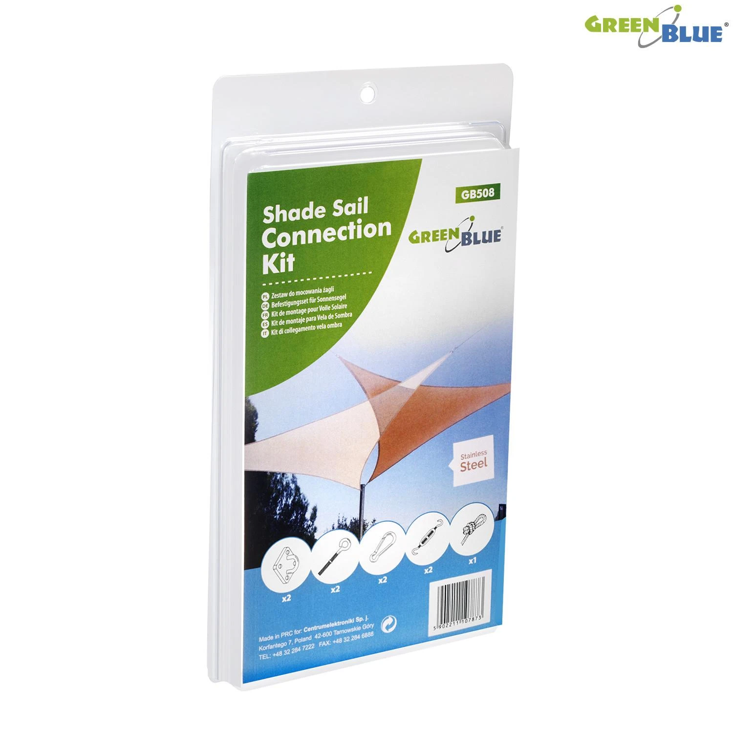 Komplektas tvirtinti tentams GreenBlue GB508