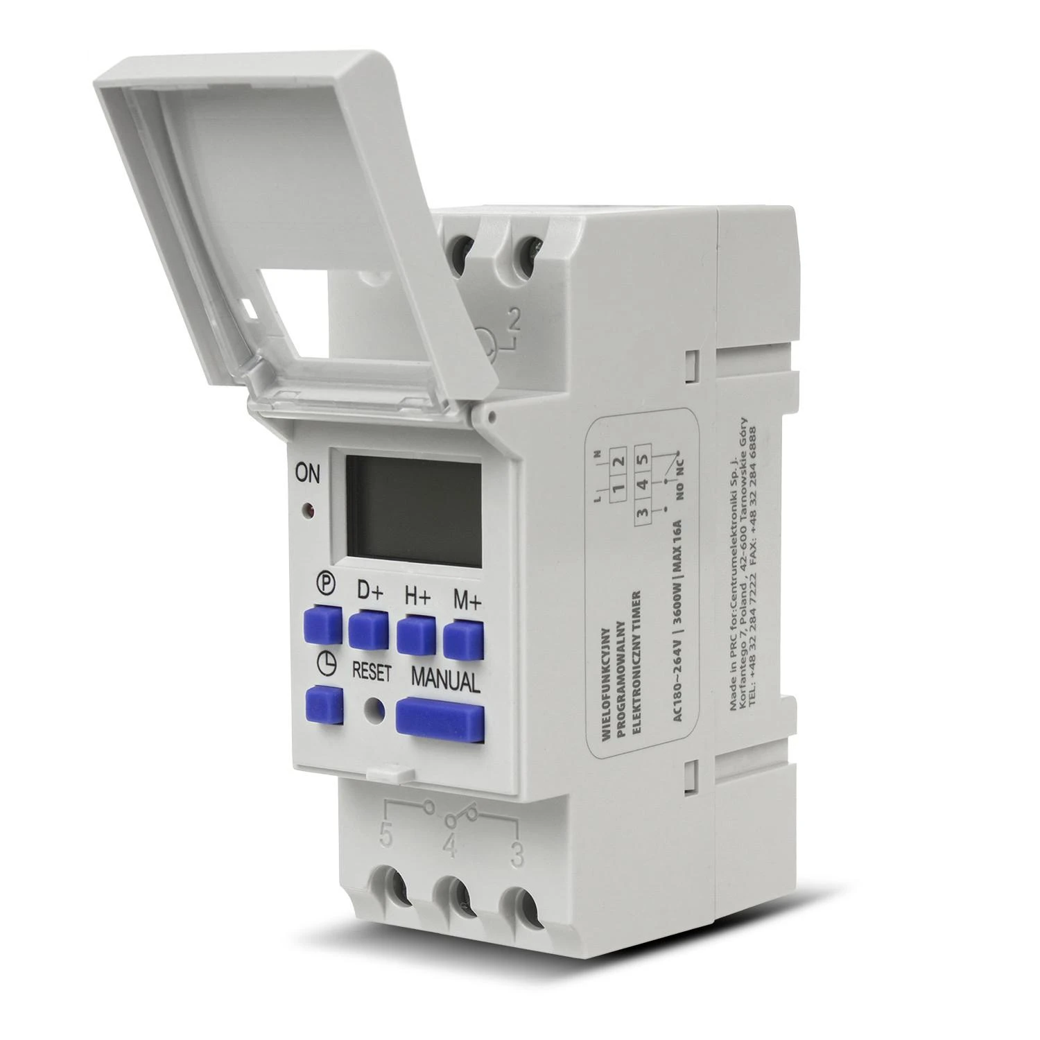 GreenBlue PROGRAMUOJAMAS ELEKTRONINIS LAIKO JUNGIKLIS GB-104