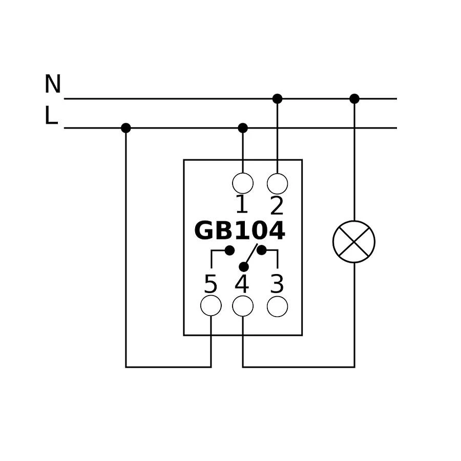 GreenBlue PROGRAMUOJAMAS ELEKTRONINIS LAIKO JUNGIKLIS GB-104