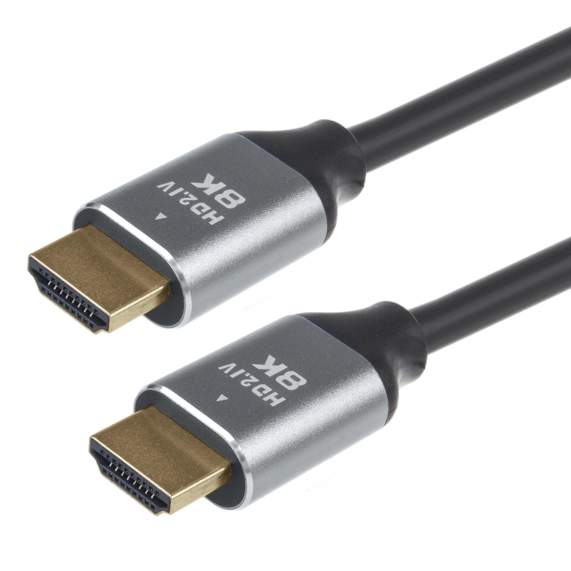 HDMI 2.1a kabelio jungtys su 8K žymėjimu