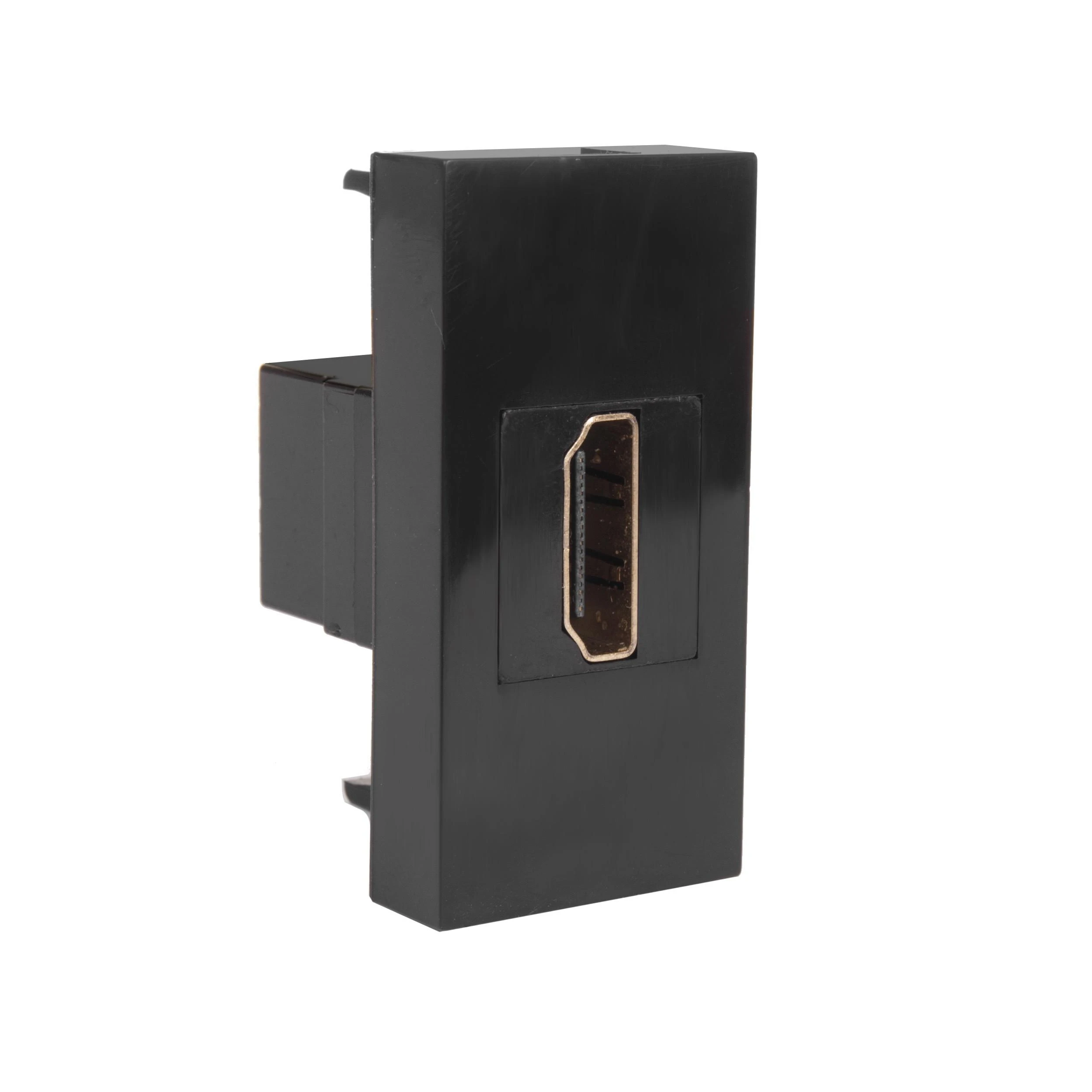 Lizdas „Maclean“ HDMI lizdas, viengubas, juodas, MCE720B