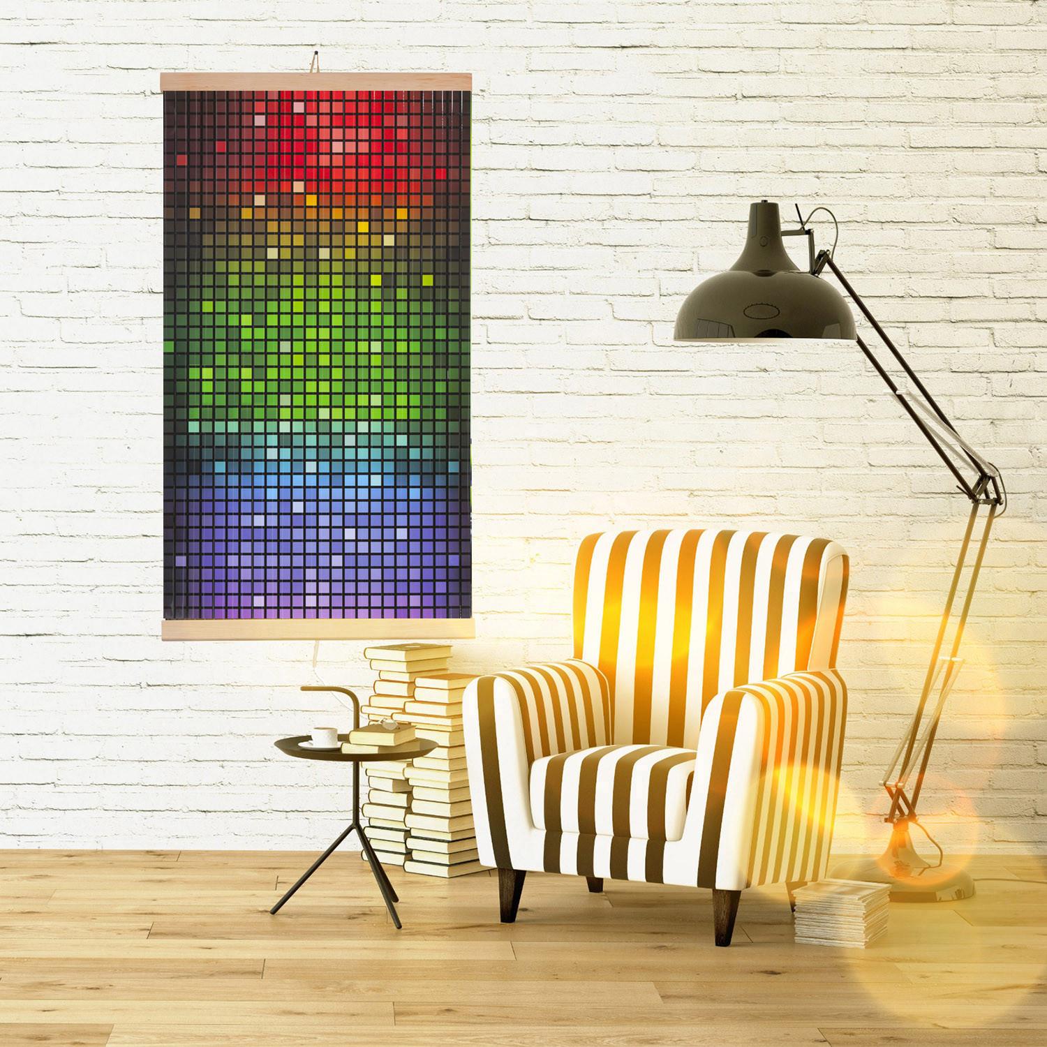 Šildytuvas Infraraudonųjų spindulių šildytuvas - lanksti šildymo plokštė 430 W TRIO 4 rašto mozaika, matmenys 100 x 57 cm su reguliatoriumi