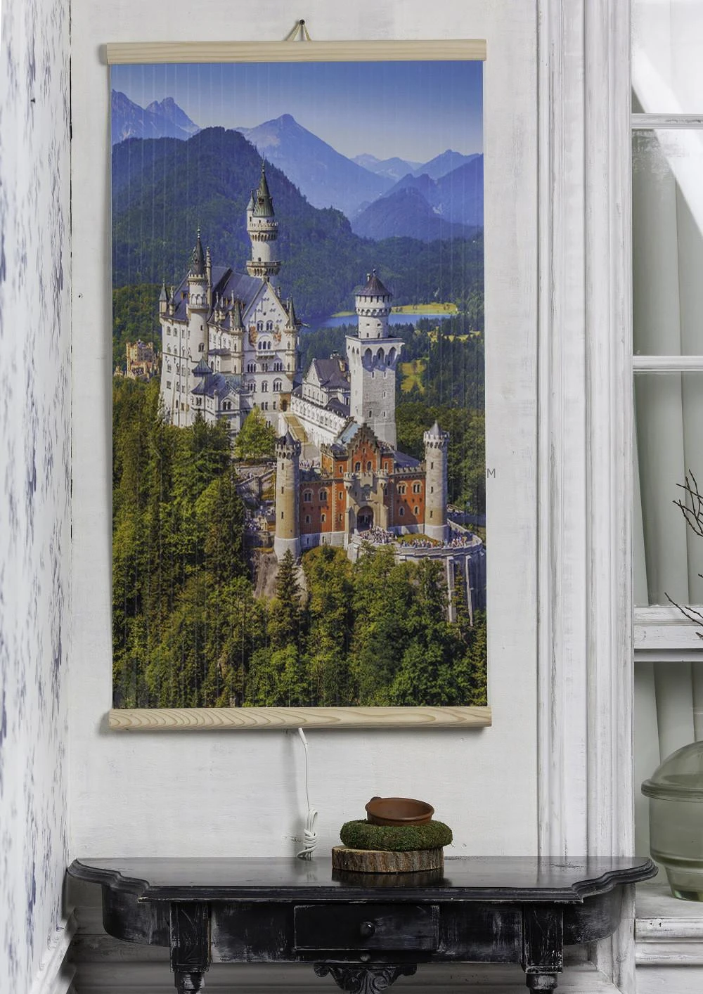 Šildytuvas Infraraudonųjų spindulių šildytuvas - lanksti šildymo plokštė 430 W TRIO, 9 užraktai, matmenys 100 x 57 cm, su reguliatoriumi