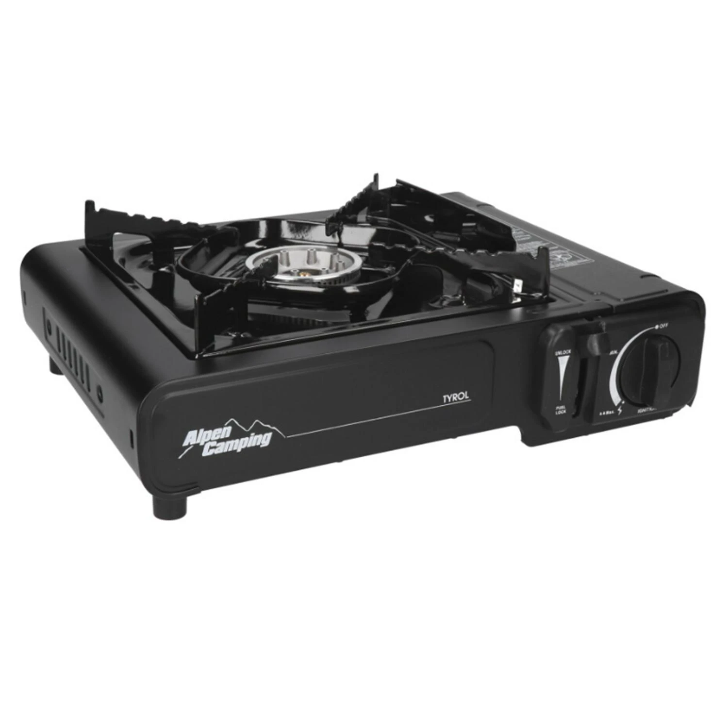 Inko Time Kuchenka „Alpen Camping“ turistinė viryklė, galia: 2,0 kW, dujų sąnaudos 146 g/val., pjezoelektrinis uždegimas, TYROL