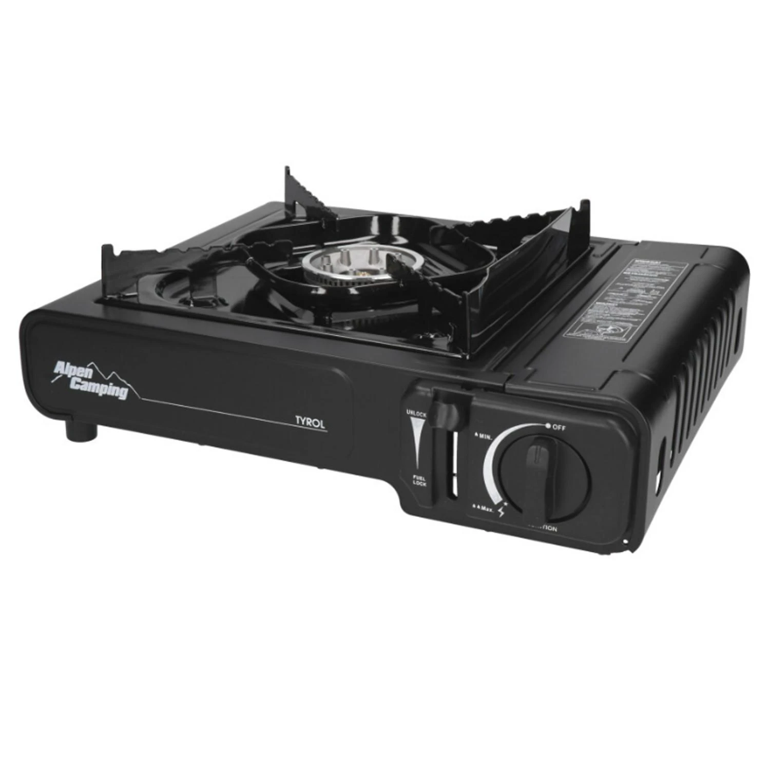 Inko Time Kuchenka „Alpen Camping“ turistinė viryklė, galia: 2,0 kW, dujų sąnaudos 146 g/val., pjezoelektrinis uždegimas, TYROL
