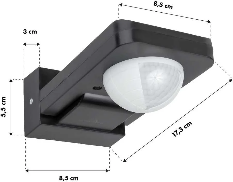 Judesio Jutiklis - Maclean MCE243 GR PIR IP65 2000W