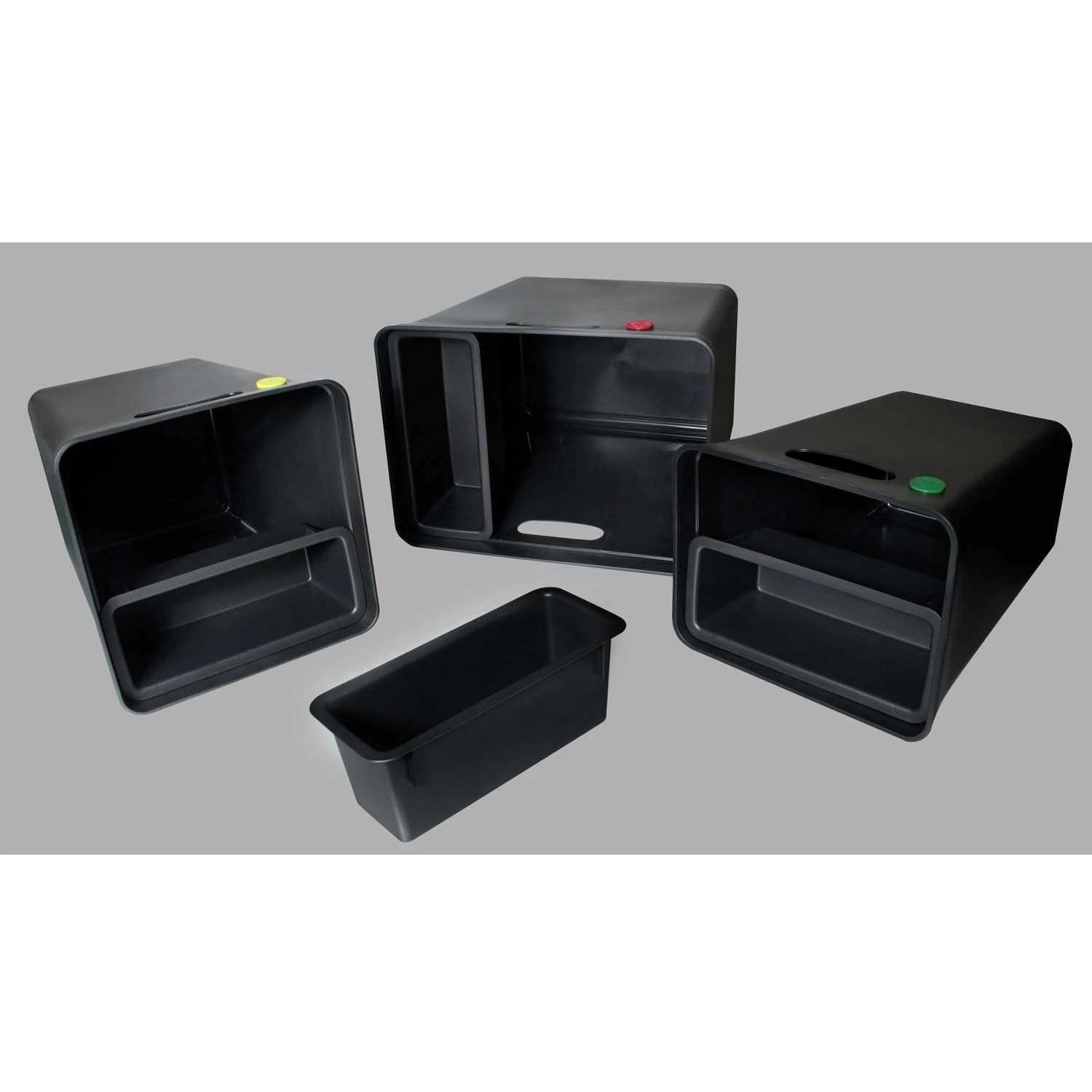 Šiukšliadėžės dalytuvas Avedore Plast Team 9.2x23.2x10.2cm juodas