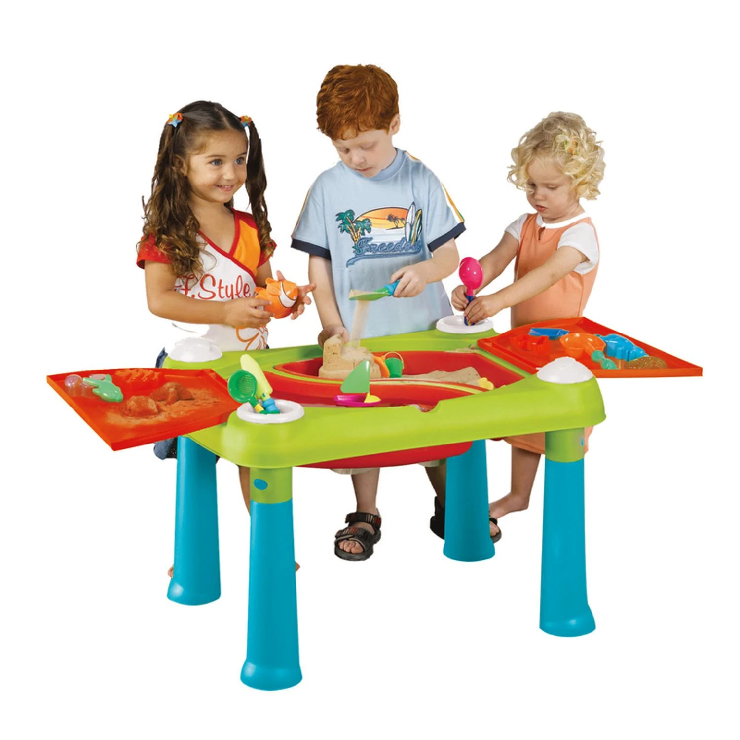 Keter Staliukas Kreatywny Fun Table Turkusowo/Raudona 231588