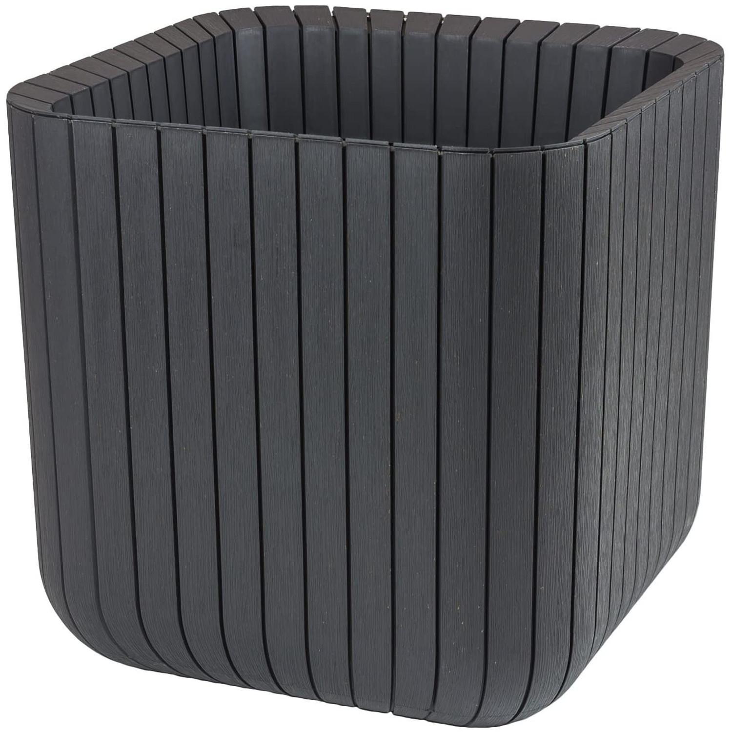 Keter vazonas Cube Planter, 50,5 l, grafito