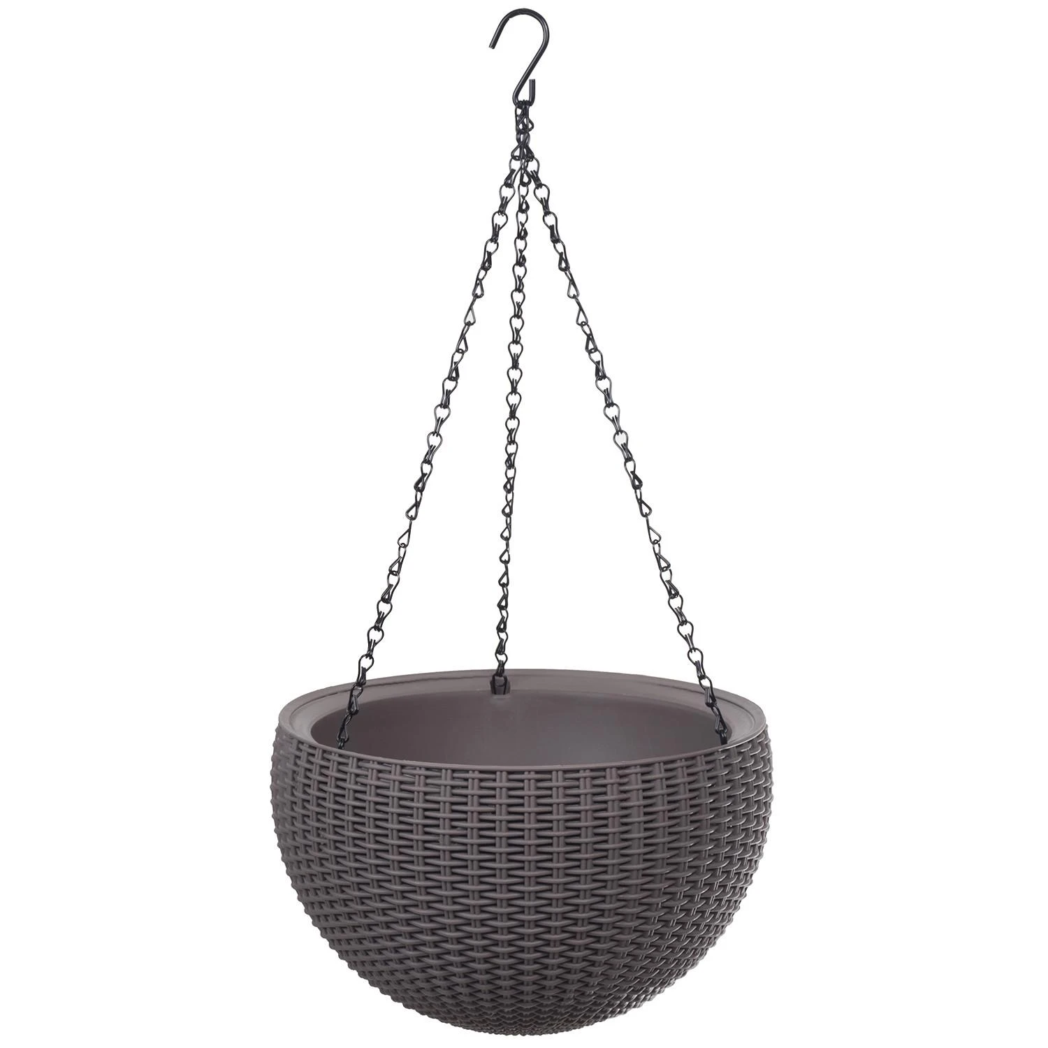 Keter  Pakabinamas gėlių vazonas Rattan Style Hanging 35x35x22cm rudas, 230502