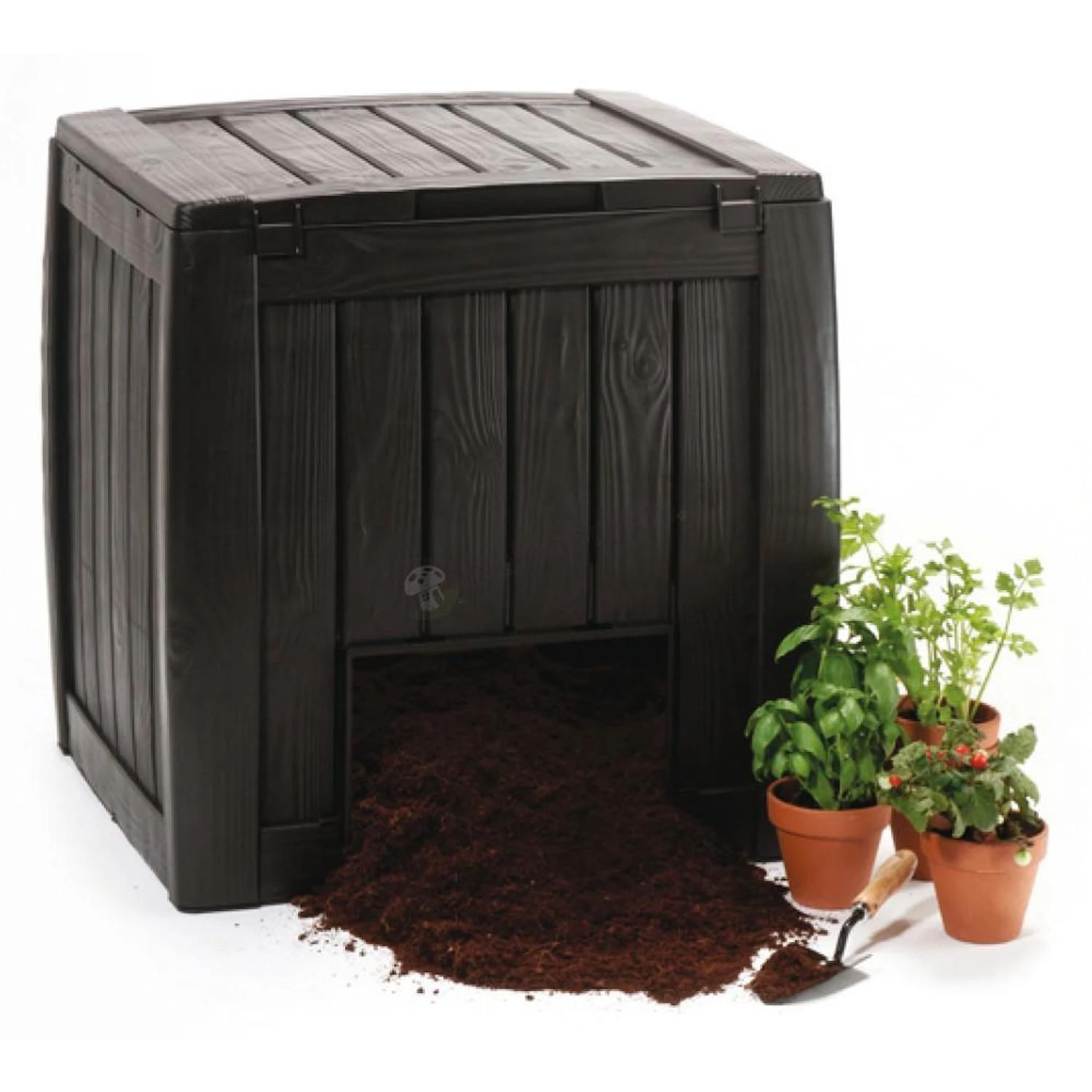 Keter Komposto dėžė DECO COMPOSTER su dugnu 340 L