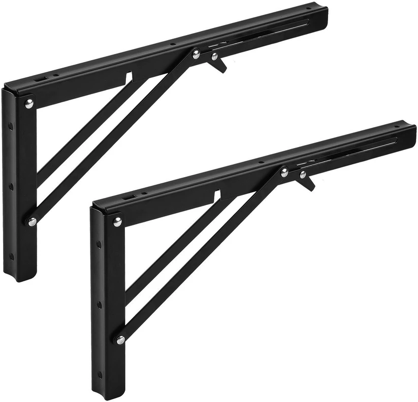 Laikiklis składany półki ściennej Maclean, min 250mm, max 500mm, max 50kg, 2 vnt.,MC-194