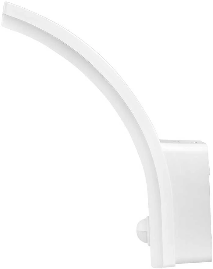 Lubinis šviestuvas Maclean LED lempa su judesio jutikliu, PIR judesio jutiklis, balta, 20W, IP65, 2000lm, neutrali balta spalva (4000K) MCE512 W