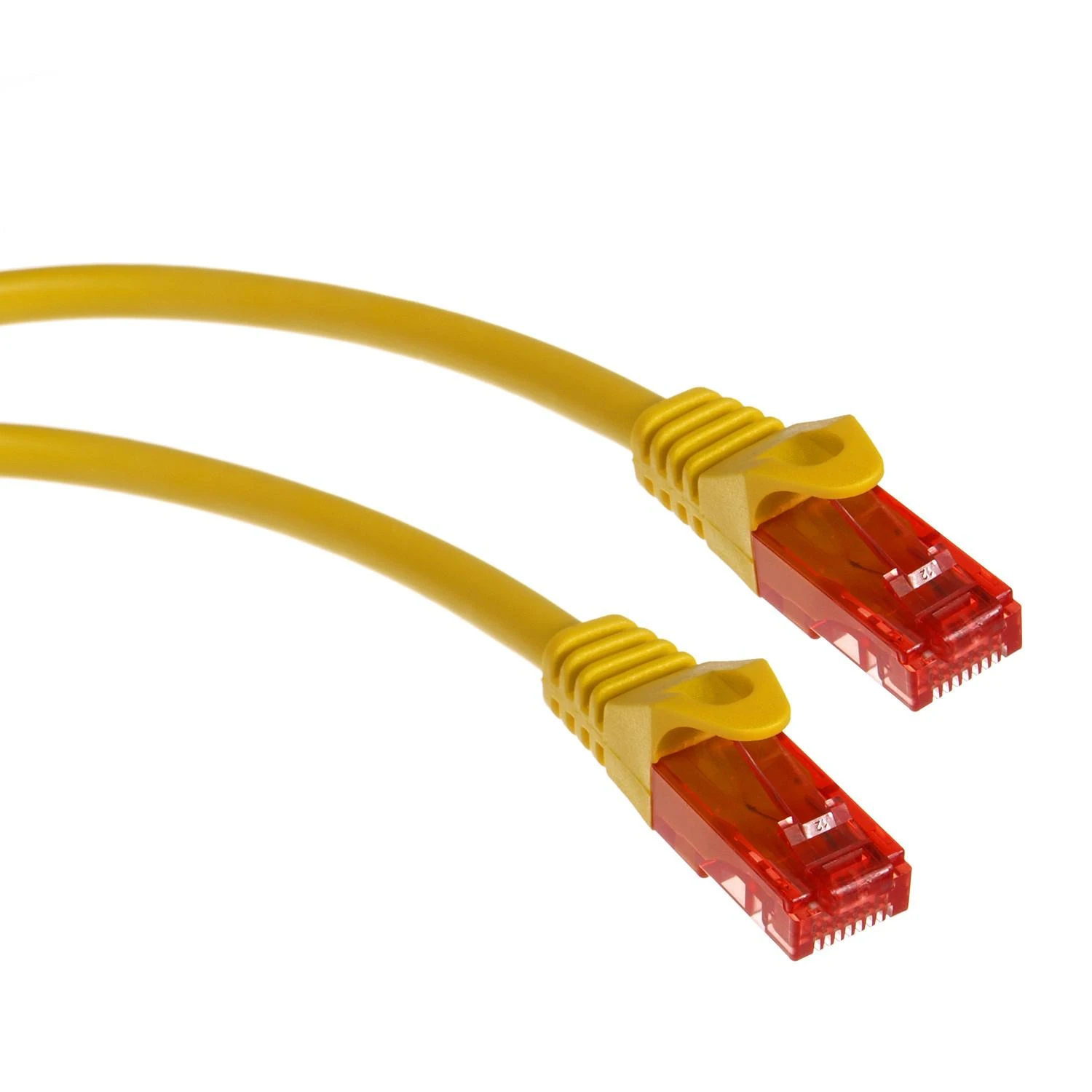MACLEAN MCTV-302Y Maclean MCTV-302Y Patchcord UTP cat6 Kabelio kištukas-kištukas 2m geltonas