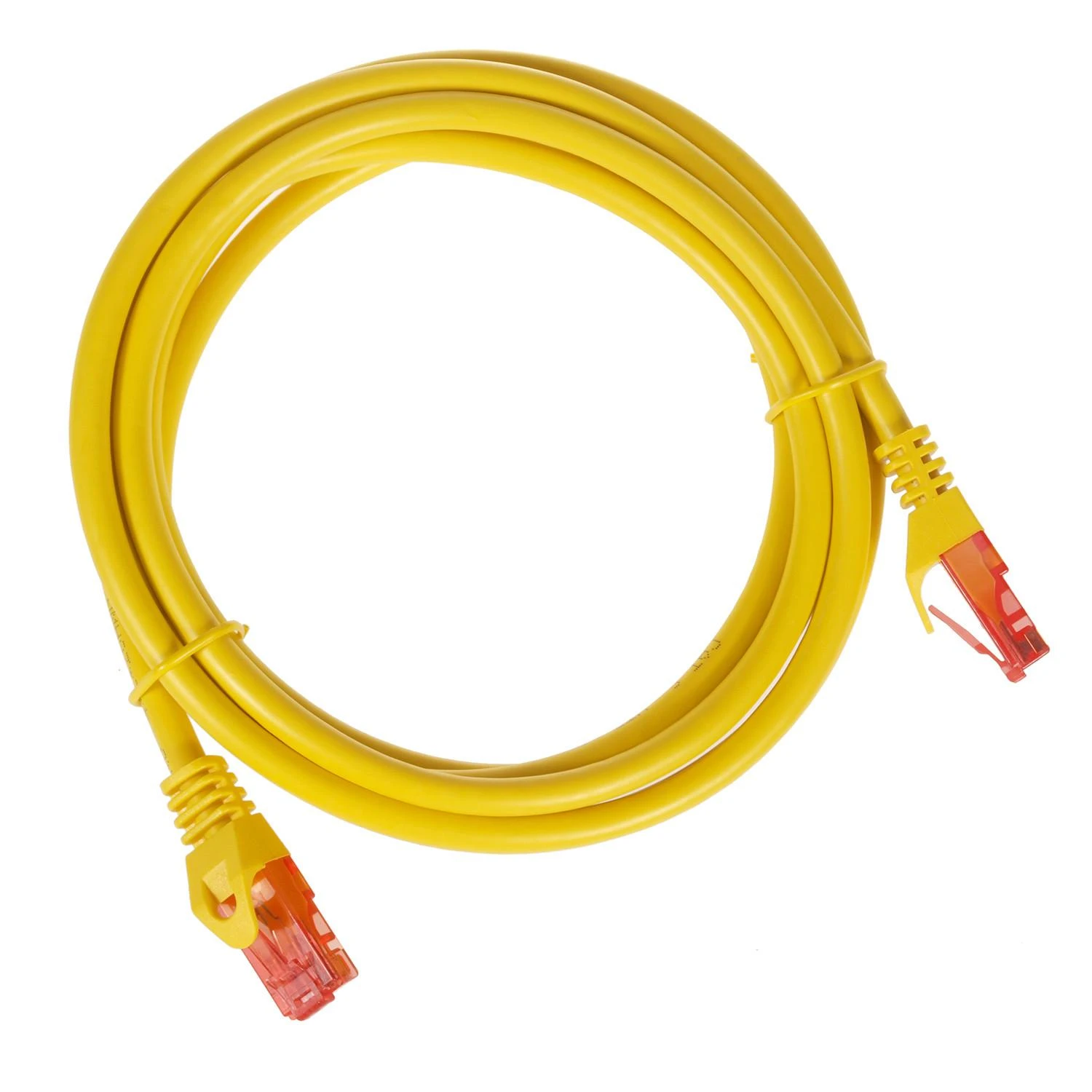 MACLEAN MCTV-302Y Maclean MCTV-302Y Patchcord UTP cat6 Kabelio kištukas-kištukas 2m geltonas