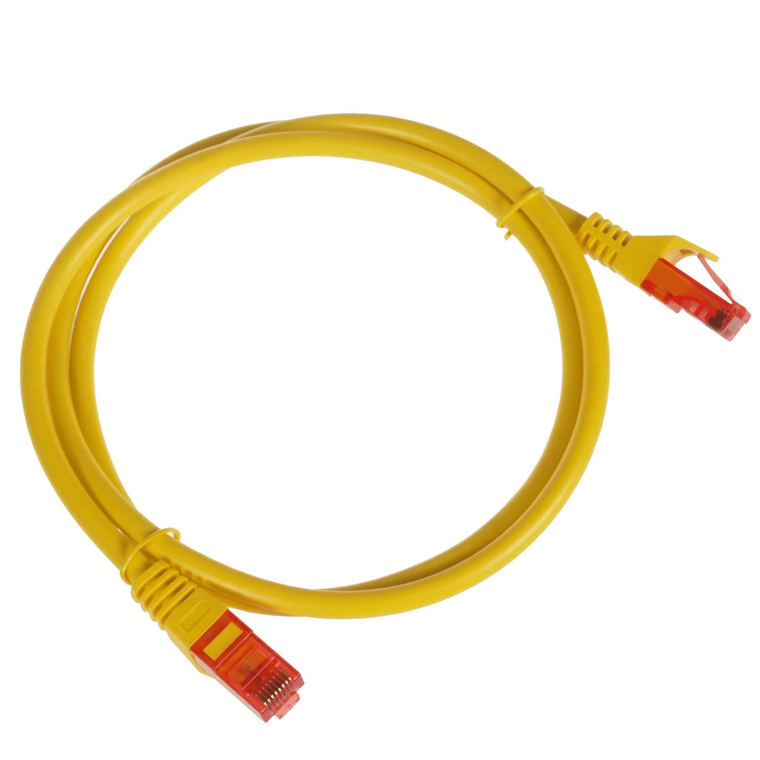 MACLEAN MCTV-301Y Maclean MCTV-301Y Patchcord UTP cat6 Kabelio kištukas-kištukas 1m geltonas