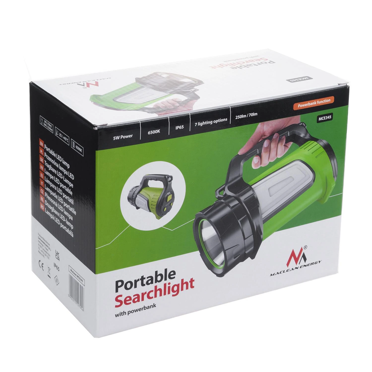 Led žibintuvėlis 3in1 Maclean MCE345