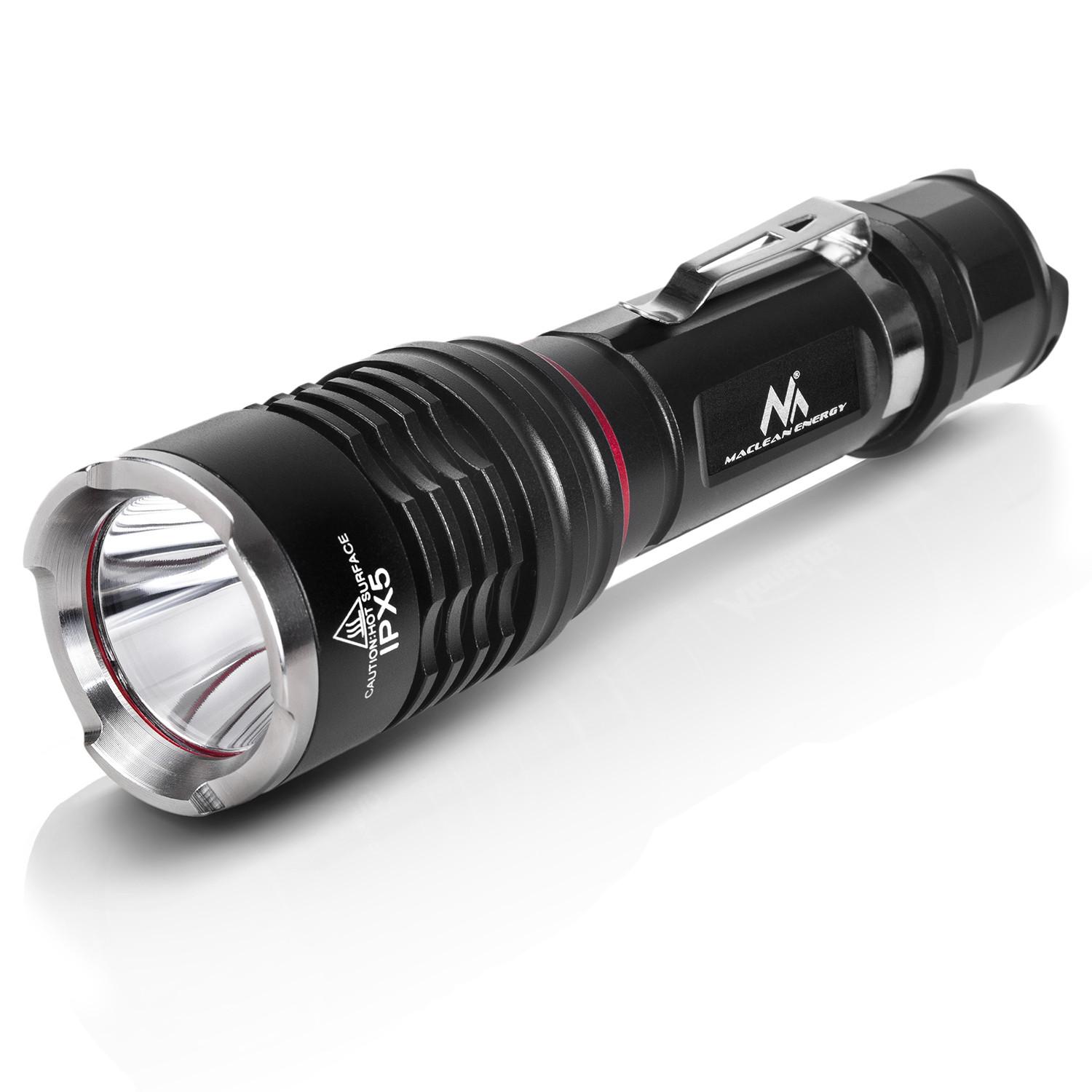 MACLEAN MCE220 Maclean MCE220 LED Cree 800 liumenų žibintuvėlis + įkroviklis + dviračio laikiklis