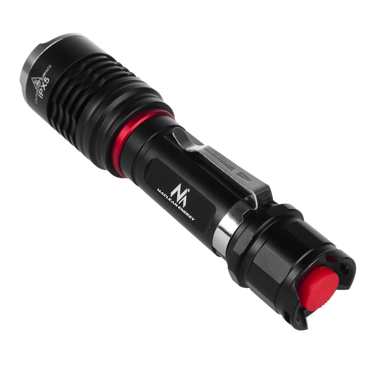 MACLEAN MCE220 Maclean MCE220 LED Cree 800 liumenų žibintuvėlis + įkroviklis + dviračio laikiklis