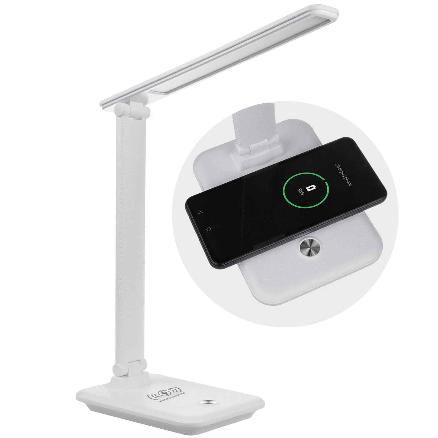 Maclean 9w LED stalinė lempa su MCE616W Qi įkrovikliu