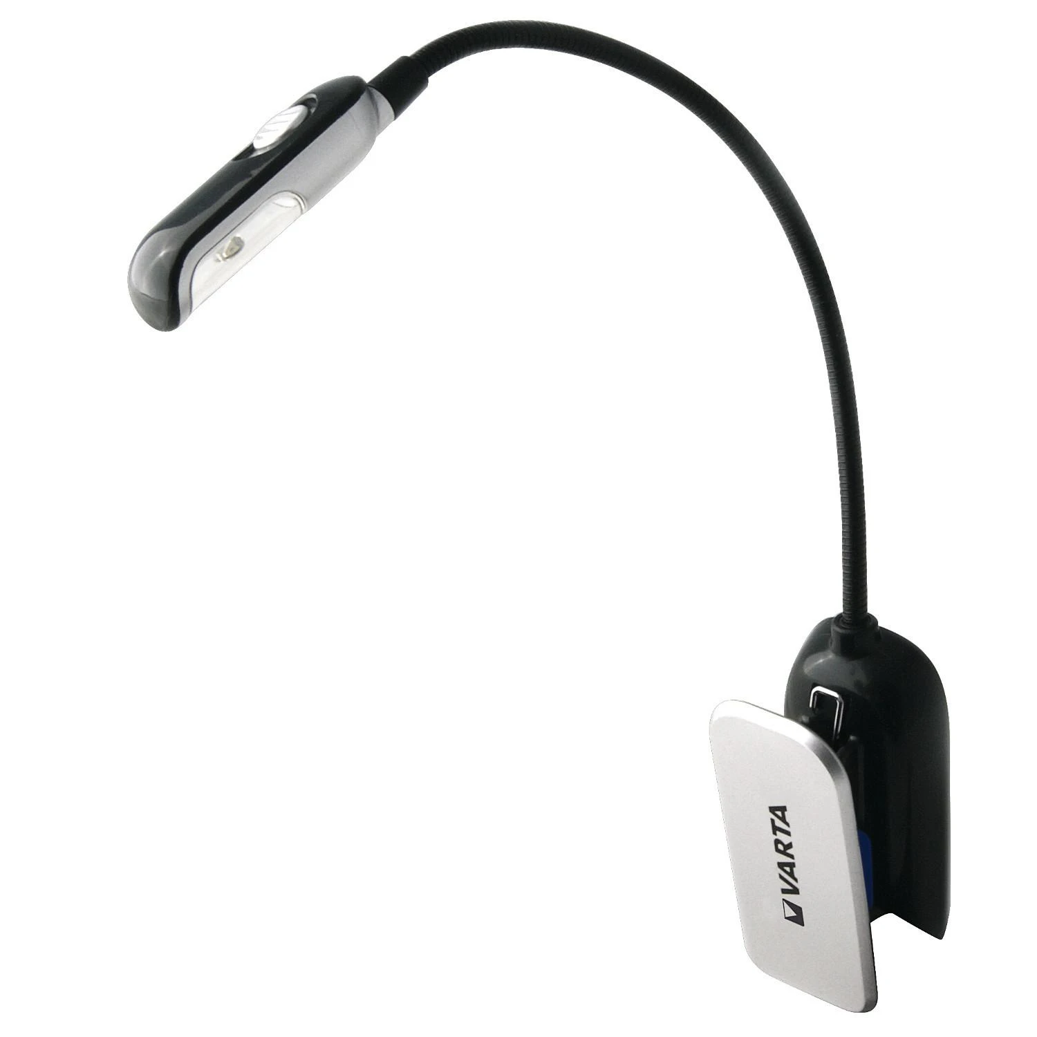 Varta 16618101421 Rankinis spustelėjamas žibintuvėlis Juoda, Sidabras LED