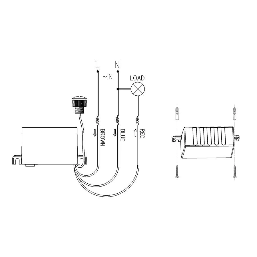 MACLEAN MCE34 Maclean MCE34 šviesos valdymo jutiklis 2300W