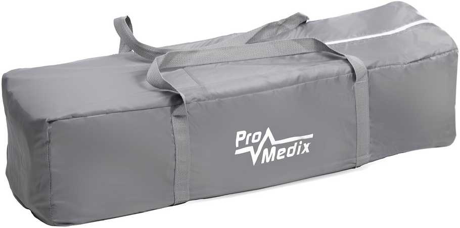 Promedix PR-803 G Kelioninė lovelė Kelioninė lovelė, 125x65x74cm, Ratukai, Apsauginis užvalkalas, Pilka