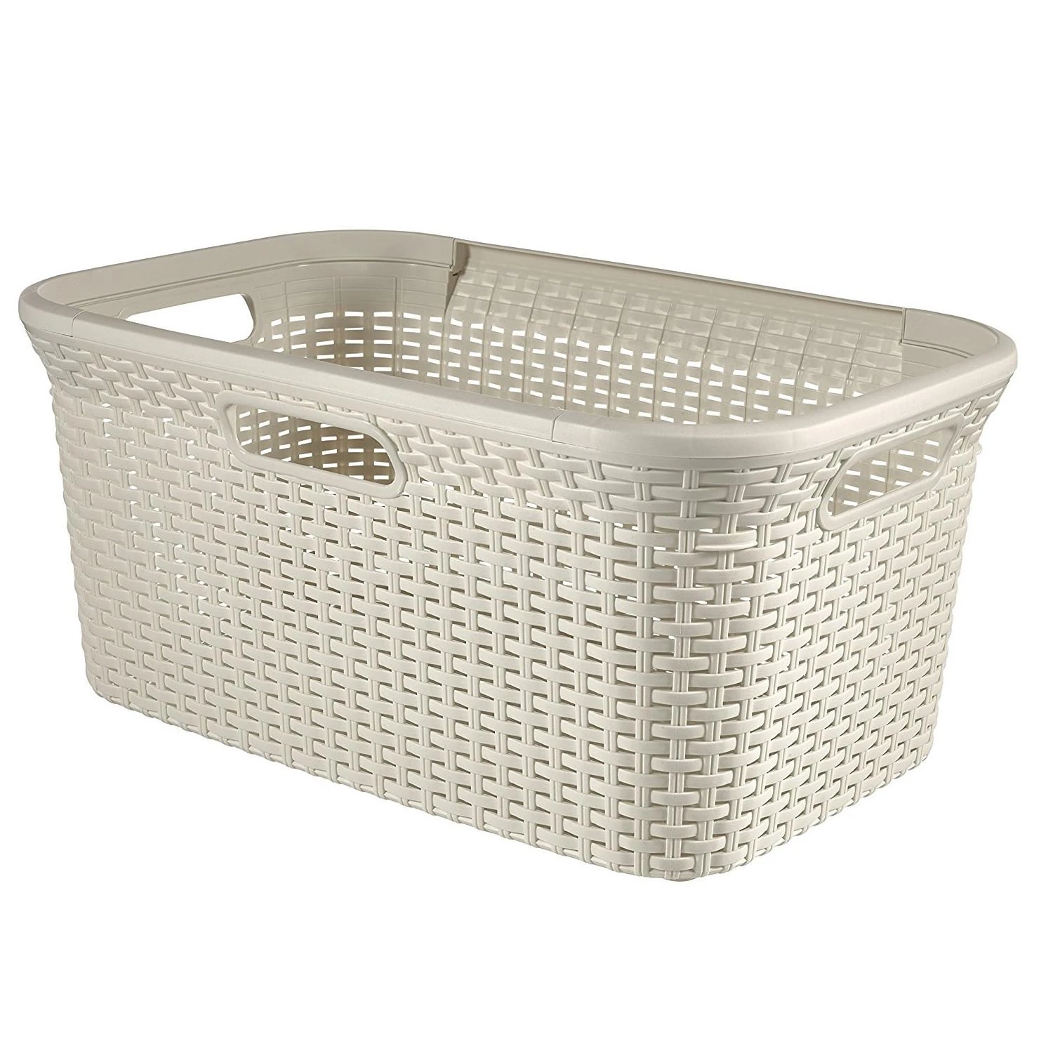 Curver Skalbinių krepšys Style, vintažinės baltos spalvos, 45l
