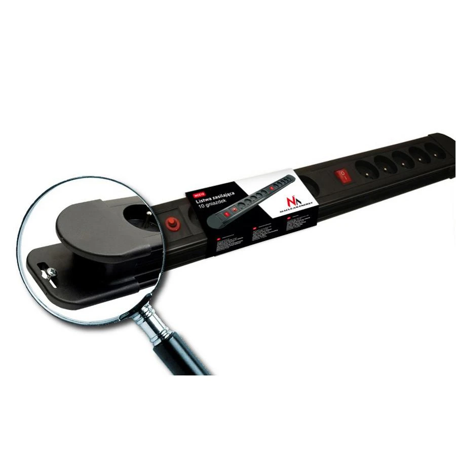 MACLEAN MCE10 Maclean MCE10 Maitinimo juosta 10 lizdų, modelis - MCE10 ...