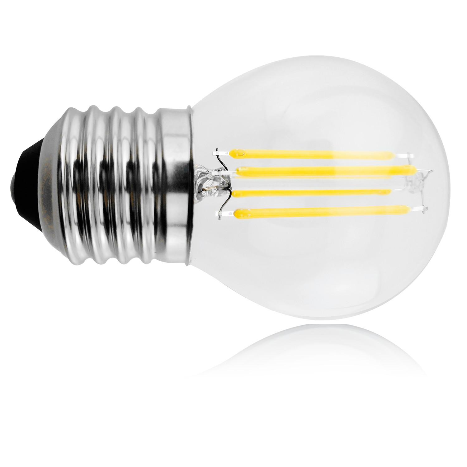 Żarówka „Maclean“ LED lemputė, kaitrinė, E27, 6 W, 230 V, šiltai balta, 3000 K, 720 lm, retro Edison dekoratyvinė G45, MCE284