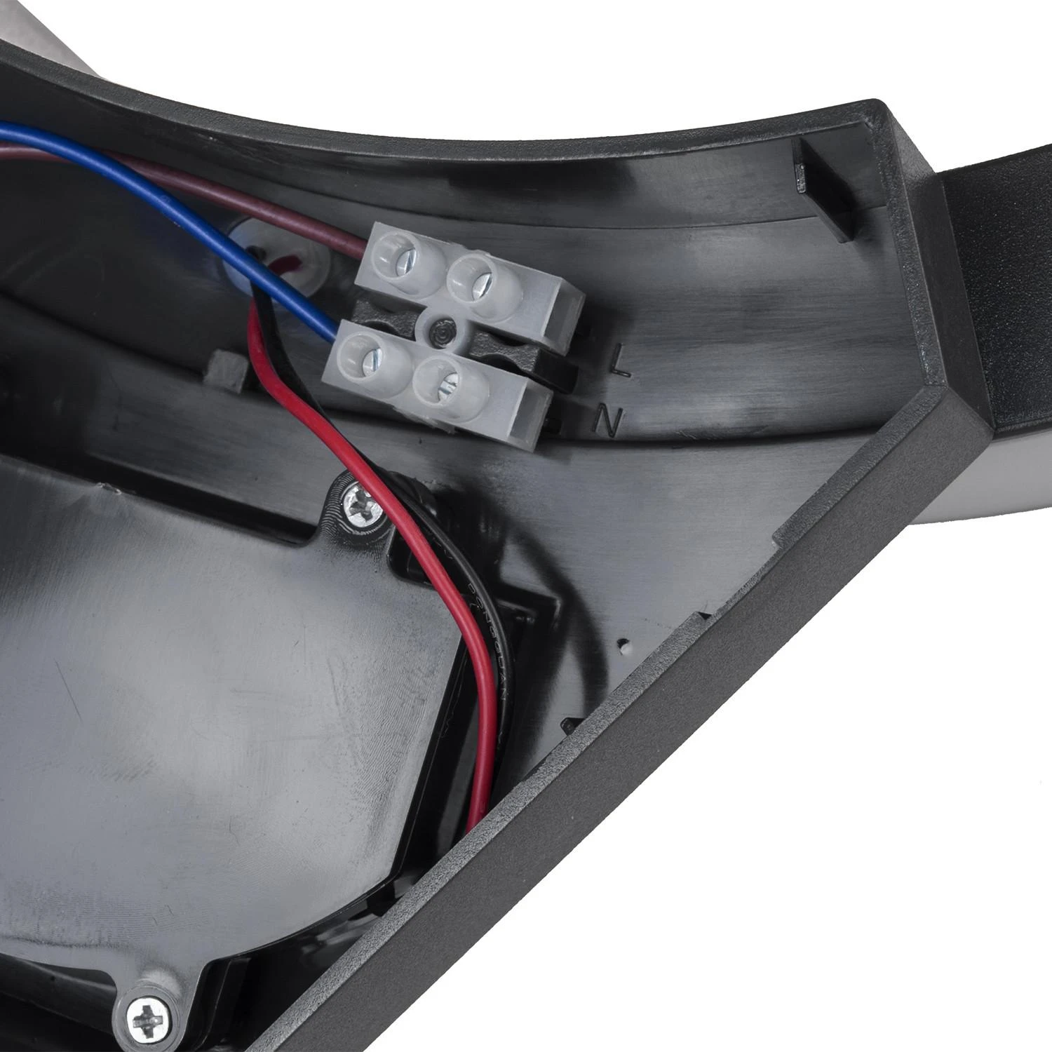 Sieninis šviestuvas MACLEAN MCE290B LED lempa su infraraudonuoju judesio jutikliu 800lm 10W IP54 juodas
