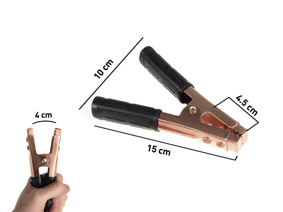 MACLEAN MCE36 Maclean MCE36 Crocodile 400A 2p R/B juodas ir raudonas