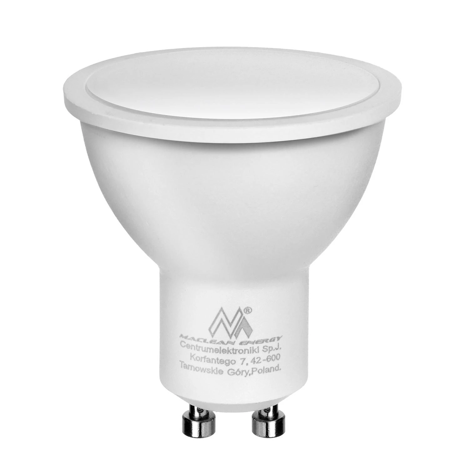 Żarówka „Maclean“ LED lemputė, GU10, 5 W, 220–240 V, 50/60 Hz, neutrali balta, 4000 K, 400 liumenų, MCE435 NW