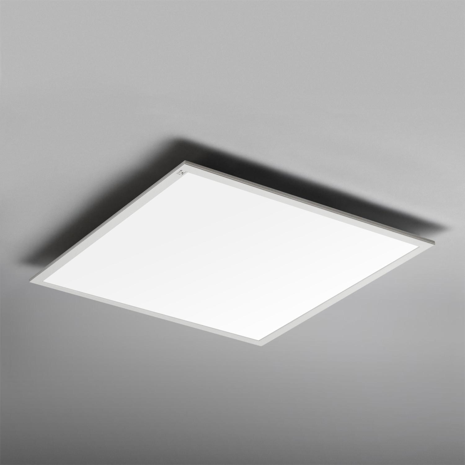 Panel LED Maclean, Sufitowy, plonas 40W, šiltai baltas (3000K), 595x595x8mm, rastrinis, funkcja FLICKER FREE, MCE540