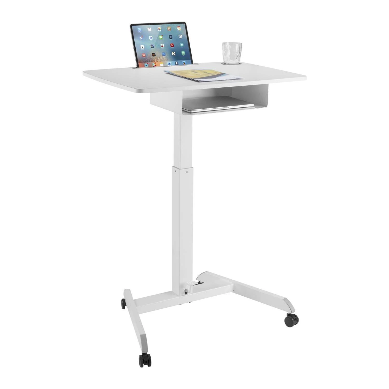 Maclean MC-903W stovimas darbo stalas su lentyna