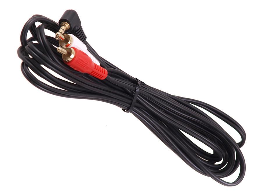 MACLEAN MCTV-825 Maclean MCTV-825 Jack Angled 90 to 2 RCA kabelis 3m juodas