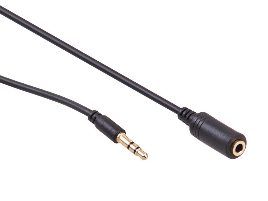 MACLEAN MCTV-821 Maclean MCTV-821 Jack kabelis 3.5mm jack-kištukas 5m juodas