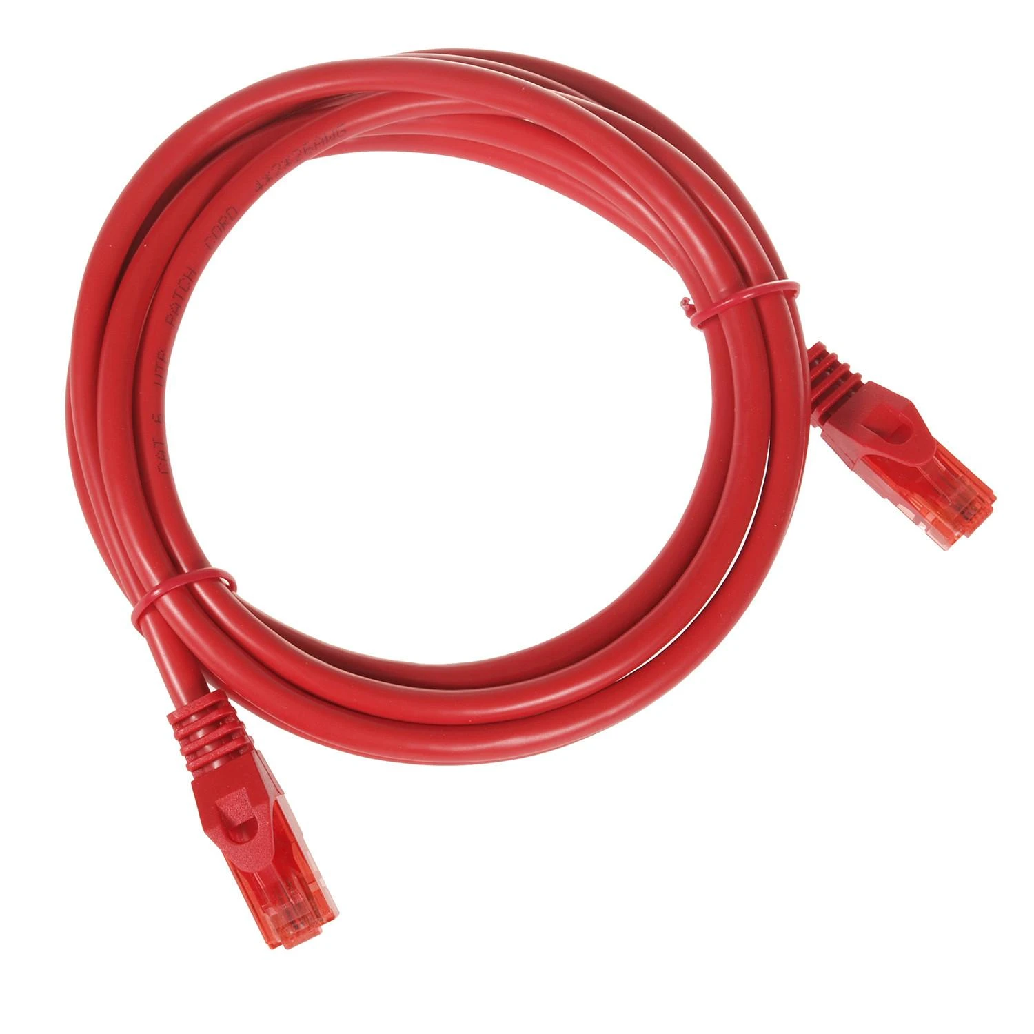 MACLEAN MCTV-303R Maclean MCTV-303R Patchcord UTP cat6 Kabelio kištukas-kištukas 3m raudonas