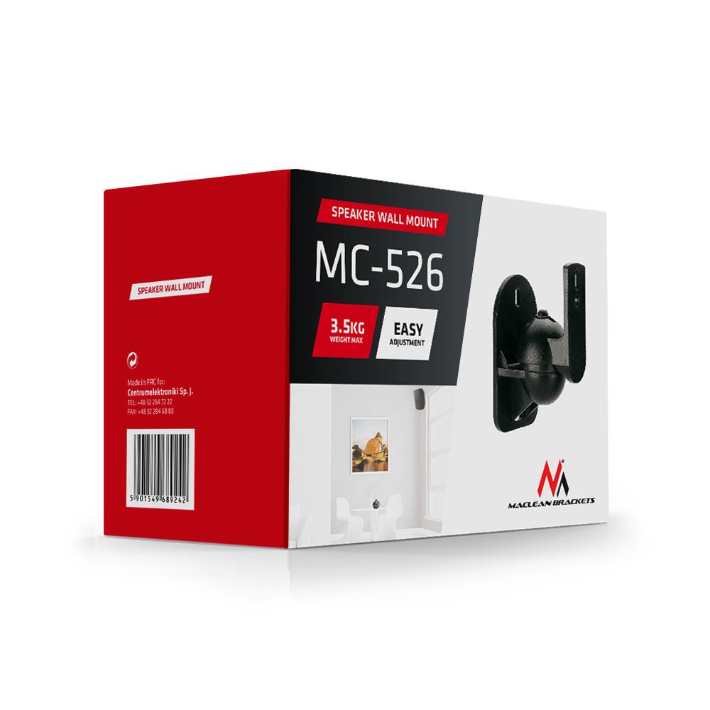 MACLEAN MC-526 Maclean MC-526 2x garsiakalbio sieninis laikiklis iki 3,5 KG, pakreipiamas pasukamas