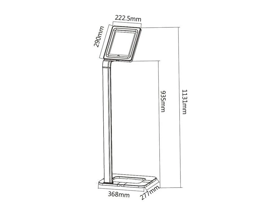 Samsung Mount for tablet Maclean MC-645 (baltos spalvos)