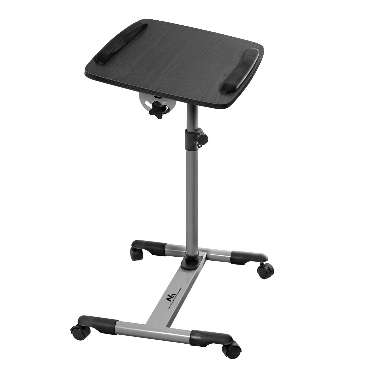 Maclean MC-671 Universal Portable Adjustable Nešiojamas kompiuteris Projektorius Desk Trolley Table