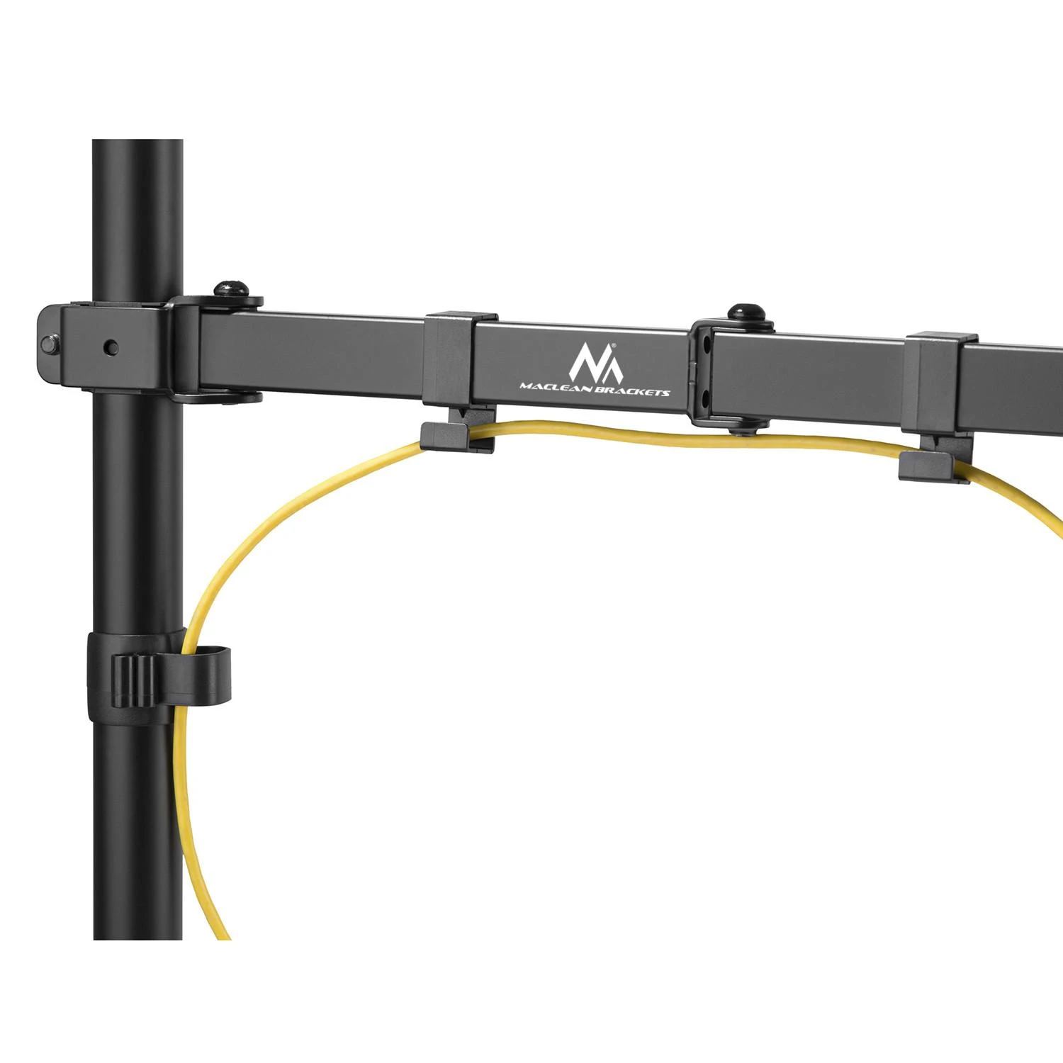 Laikiklis Maclean MC-883 monitorius mount / stand 81.3 cm (32") Clamp Juodas