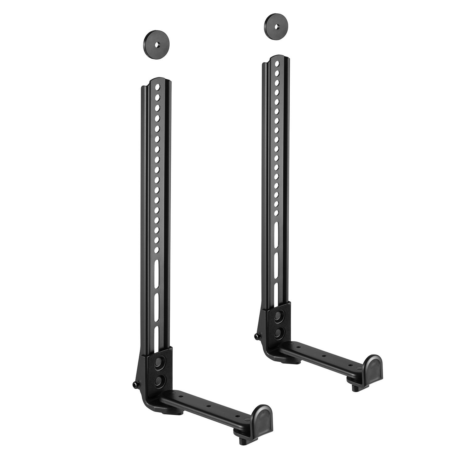 Laikiklis Maclean MC-914 Universal Soundbar Mount garsiakalbio laikiklio tvirtinimas prie televizoriaus iki 15 kg VESA, taupantis erdvę