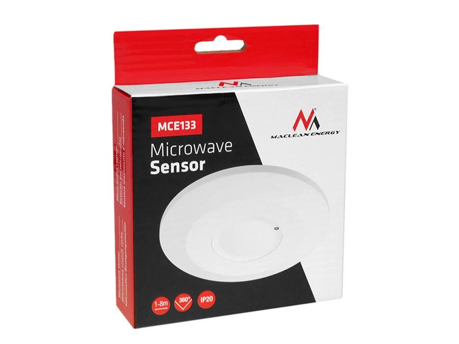 MACLEAN MCE133 Maclean MCE133 PIR judesio detektorius 2000W Diapazonas 1m-8m