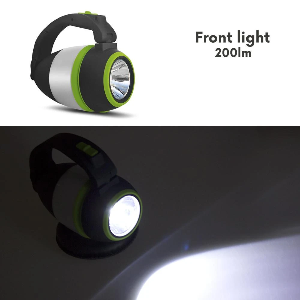 Maclean MCE298 3 viename LED stovyklavimo lempa, stalinė ir sulankstomas lauko žibintuvėlis 3 šviesos režimai