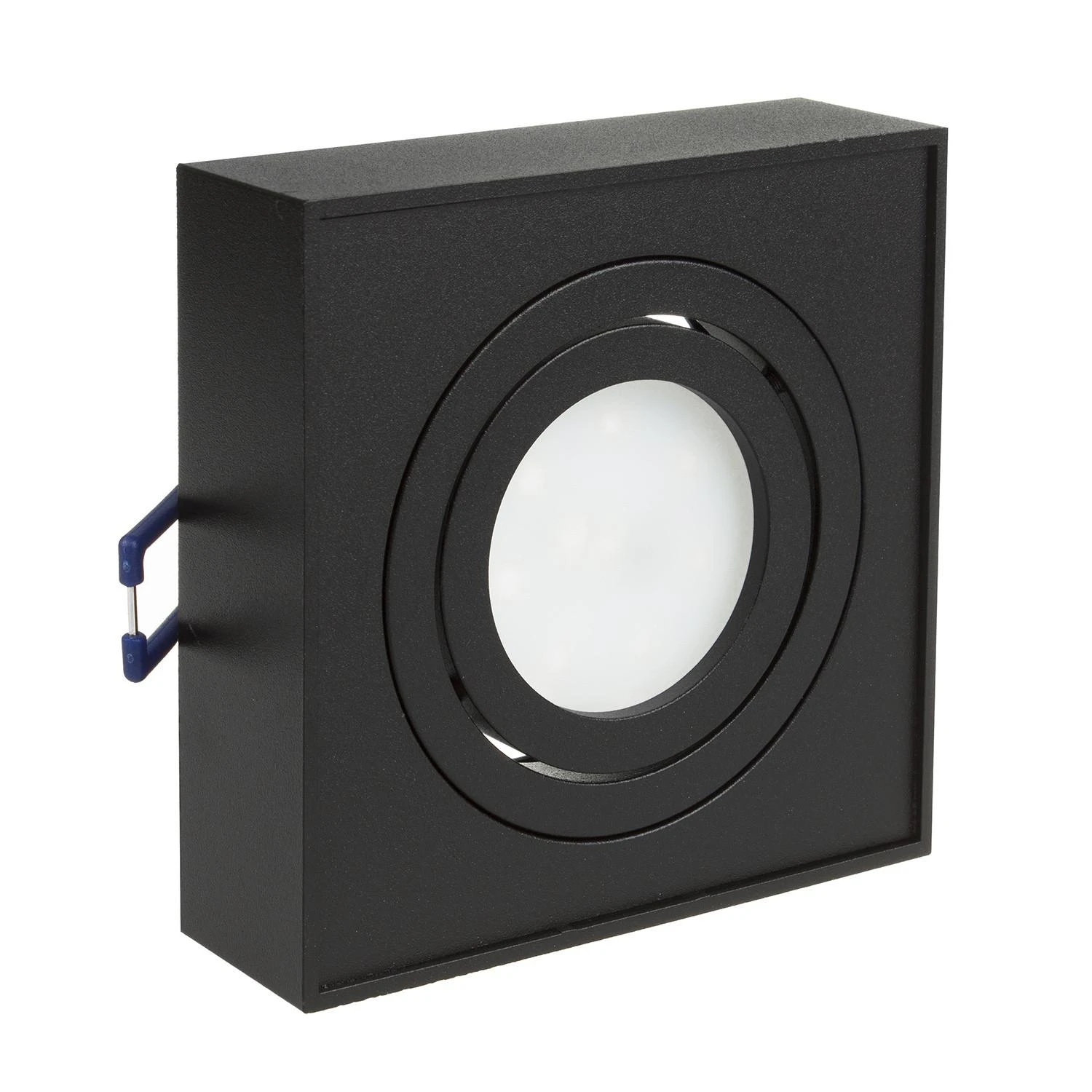 Oprawa Įleidžiamas šviestuvas, LED vamzdinis „Maclean“, taškinis, SPOT, MR16/GU10, juodas, 94x94x32 mm, kvadratinis, aliuminis, MCE464 B