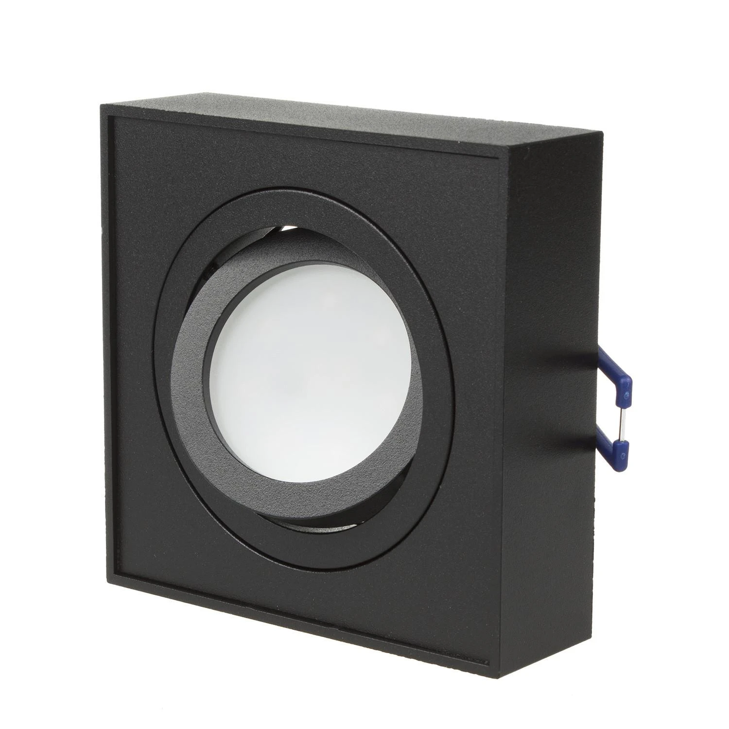 Oprawa Įleidžiamas šviestuvas, LED vamzdinis „Maclean“, taškinis, SPOT, MR16/GU10, juodas, 94x94x32 mm, kvadratinis, aliuminis, MCE464 B