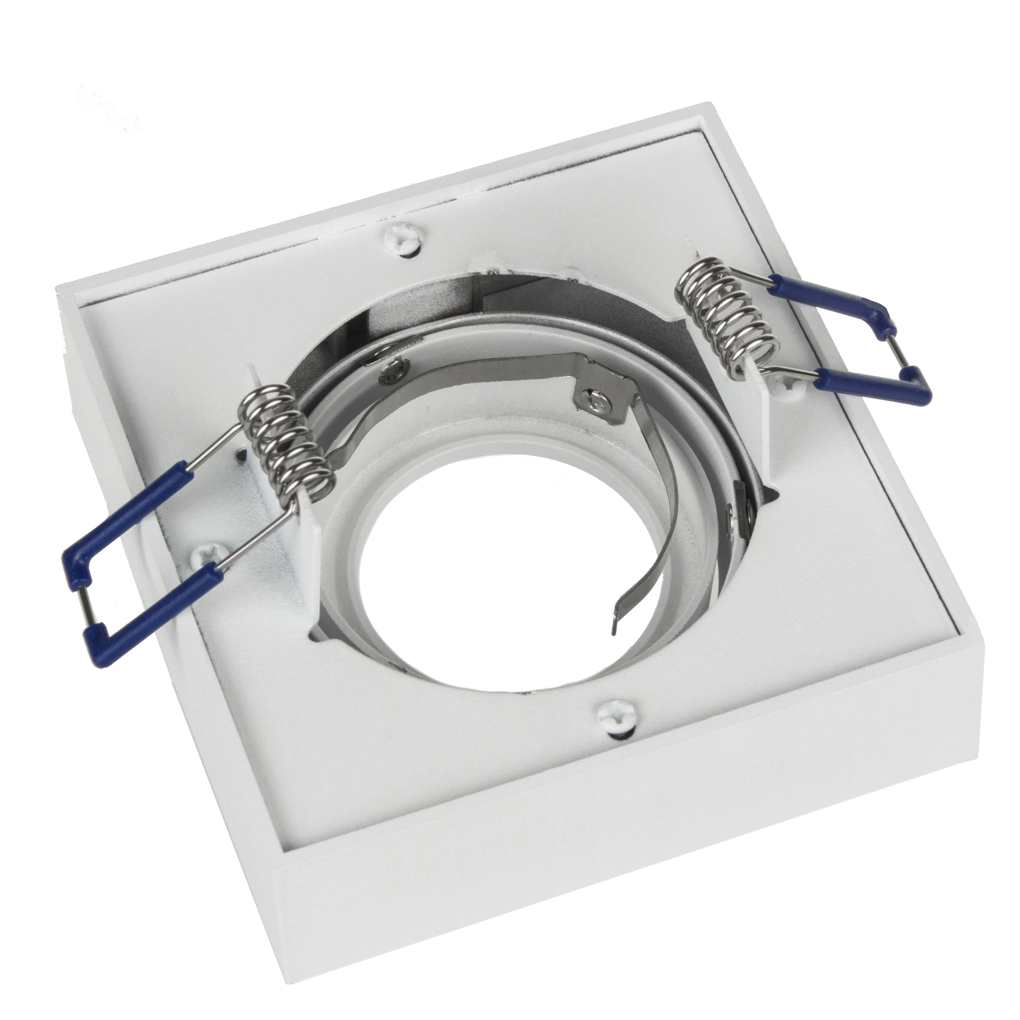 Lampa, „Maclean“ lubinis šviestuvas, prožektorius, MR16/GU10 šviesos šaltiniams, baltas, 94x94x32 mm, kvadratinis, aliuminis, MCE464 W