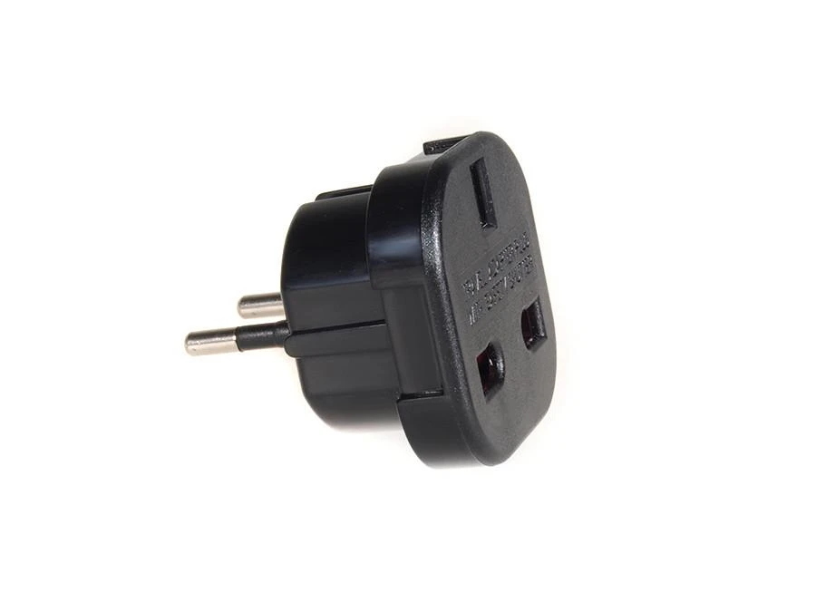 MACLEAN MCE72 Maclean MCE72 Plug Adapteris UK to EU juodas