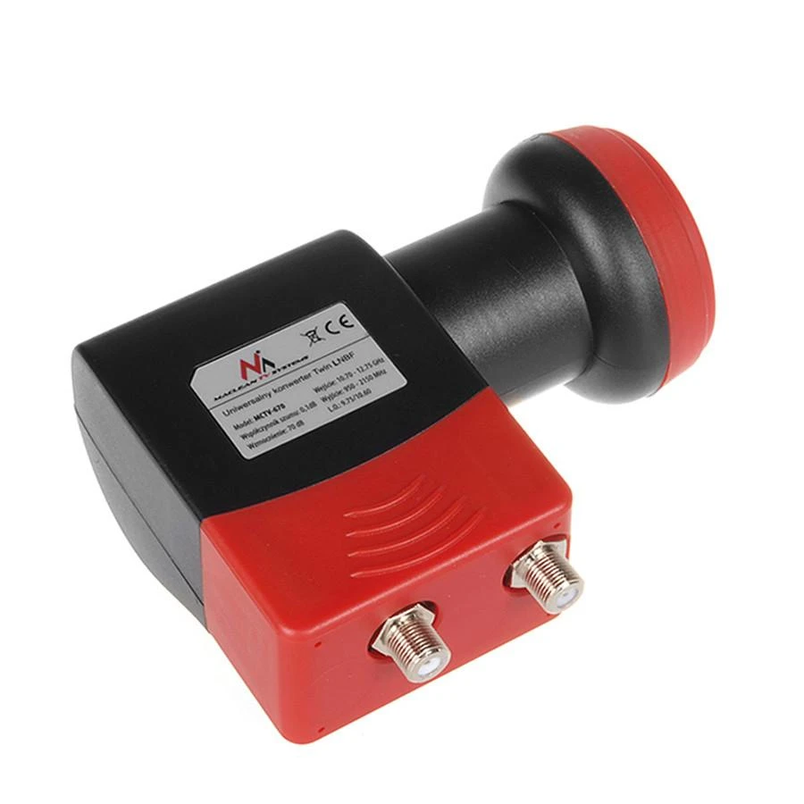 MACLEAN MCTV-670 Maclean MCTV-670 TWIN 2 imtuvas LNB 0,1dB jungiklis High Gain